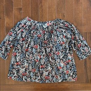 Lucky Brand Floral Blouse